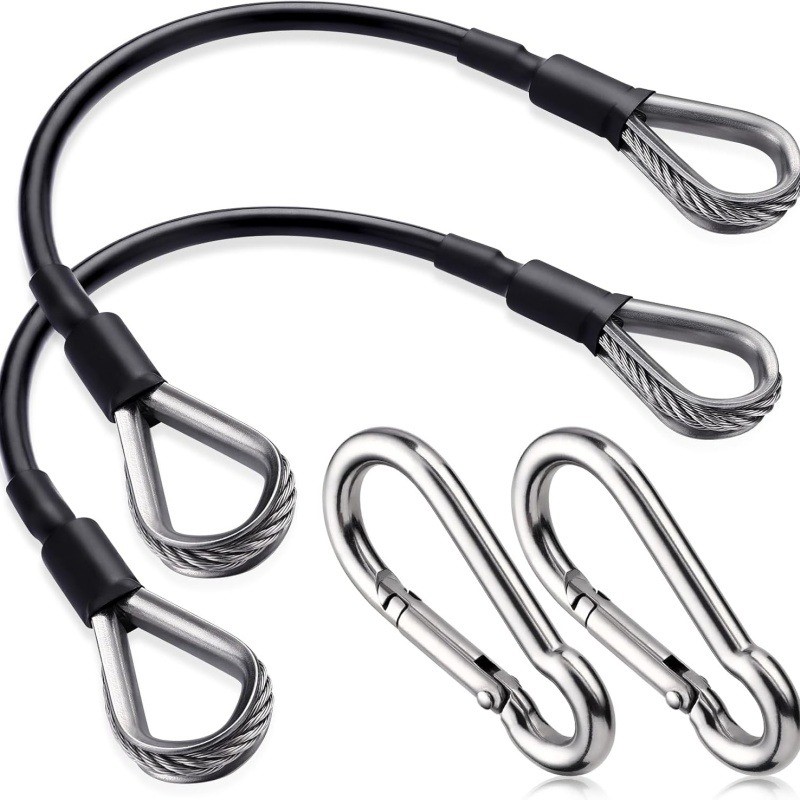 Home Gym Ideas - 1/2Pcs 25cm Gym Cable Extension Compatible